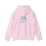 Hoodie — "God Money Power" Chrome Text Pullover