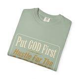 Put GOD First Hustle For The MONEY Graphic T-Shirt