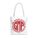 Tote — "GMP (God Money Power)" Red Logo Canvas Tote Bag