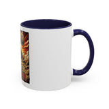 Coffee Mug - 'God Money Power' Pyramid Graphic Accent Mug (11/15oz)