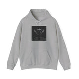 Angel Of Death Hoodie — Gothic Black & White Graphic Sweatshirt