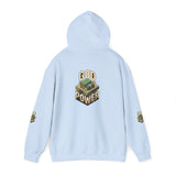 God Power Hoodie — Vintage Stack of Cash Faith Graphic Hooded Sweatshirt