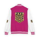 Letterman Jacket — "GMP Good Money Power" Retro Varsity Jacket