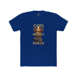 God Money Power T-Shirt — Crown & Fist Graphic Tee