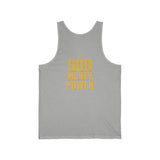 GMP (God Money Power) Gold Logo Tank Top — Faith-Inspired Motivational Graphic Tank