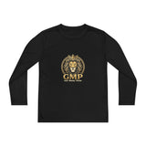 Youth Long Sleeve Tee — Gold Lion 'GMP' Athletic Team Shirt