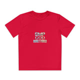 Youth Competitor Tee — "GMP GOD" Motivational Youth T‑Shirt