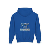 Youth Hoodie — GMP GOD Money Power Metallic Graphic Pullover
