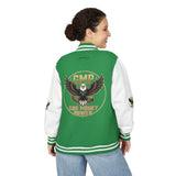 Letterman Jacket — GMP God Money Power Eagle Retro Varsity Jacket