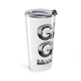 20oz Stainless Tumbler — 'Money Power' Metallic Text Travel Mug