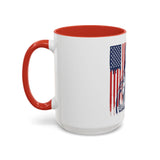 God, Money, Power Coffee Mug — Patriotic Street Art Accent Mug (11/15oz)