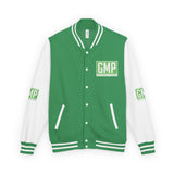 Letterman Jacket — GMP 'God Money Power' Black & White Varsity Jacket