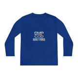 Youth Long Sleeve Tee — 'GMP GOD Money Power' Graphic