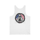 Patriotic Prayer Tank Top — "God, Vote, Power" Graphic