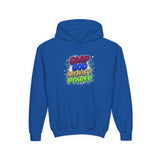 Youth Hoodie — GMP God Money Power Rainbow Graphic