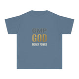 Youth Tee — "GMP GOD" Inspirational Christian Graphic Shirt