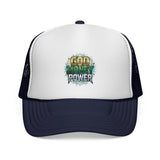 God Money Power Trucker Cap – Bold Faith & Hustle Mesh Hat
