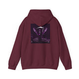 Angel Of Death Hoodie — Purple Gothic Angel Graphic Sweatshirt