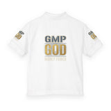 Youth Polo Shirt – GMP GOD Money Power Graphic