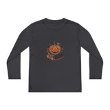 Youth Long Sleeve Tee — 'GMP God Money Power' Jack-O'-Lantern Halloween Shirt