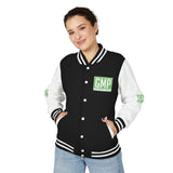Letterman Jacket — GMP 'God Money Power' Black & White Varsity Jacket