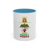 God Money Power Accent Coffee Mug – Inspirational Faith & Wealth Design (11/15oz)