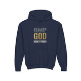GMP GOD Youth Hoodie — "Money Power" Graphic Pullover