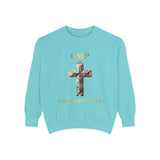 GMP Cross Sweatshirt — "God Money Power" Graphic Crewneck