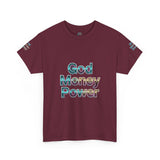 Graphic Tee — "God Money Power" Spiritual Streetwear T-Shirt