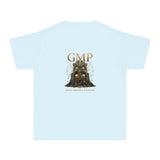 GMP 'Gold Money Power' Youth Tee — Regal Throne Graphic Kids T‑Shirt