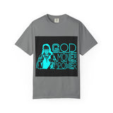 God Money Power T-Shirt — Retro Neon Faith & Hustle Graphic Tee
