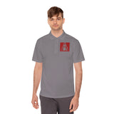Polo Shirt — Religious Graphic 'God Money Power' Chest & Back Print