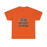 God Money Power Graphic Tee — Faith & Hustle Christian T-Shirt