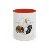 Magic & Wealth Accent Coffee Mug — "Gold Money Power" Alchemy Design (11/15 oz)