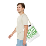 GMP 'God Money Power' Tote Bag - Bold Green Logo Canvas Tote