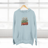 God Money Power Hoodie — Retro Bold Graphic Pullover