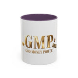 God Money Power (GMP) Accent Coffee Mug — Inspirational Religious Coffee Cup