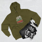 God Money Power Hoodie — Retro Bold Graphic Pullover