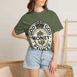 God Money Power T-Shirt — Crown Emblem Graphic Tee (God • Money • Power)
