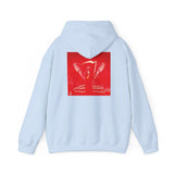 Angel Of Death Hoodie - Red Dove Graphic Pullover