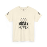 God Money Power T-Shirt — Bold Faith & Hustle Graphic Tee