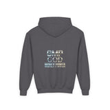 Youth Hoodie — GMP GOD Money Power Metallic Graphic Pullover