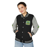 Letterman Jacket — "God Money Power" Varsity Bomber
