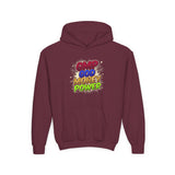 Youth Hoodie — GMP God Money Power Rainbow Graphic