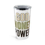 God Money Power 20oz Tumbler — Inspirational Faith & Hustle Travel Mug