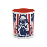 God, Money, Power Coffee Mug — Patriotic Street Art Accent Mug (11/15oz)