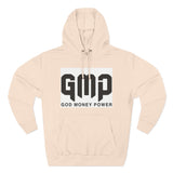 GMP “God Money Power” Hoodie — Bold Religious Streetwear Pullover