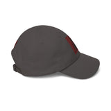 Dad Cap — Red Glitter Sacred Heart Embroidered Baseball Hat