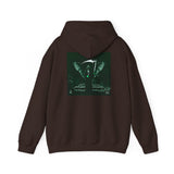 Angel Of Death Hoodie — Dark Green Guardian Graphic Pullover