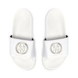 Men's White Slide Sandals — Removable Strap Comfort Slides